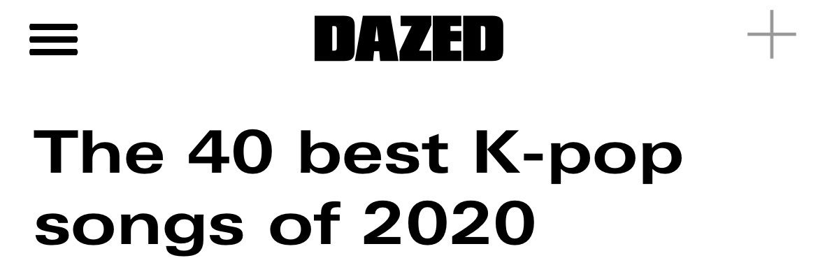Back Door ranked #5 on Dazed’s 40 Best K-pop Songs of 2020