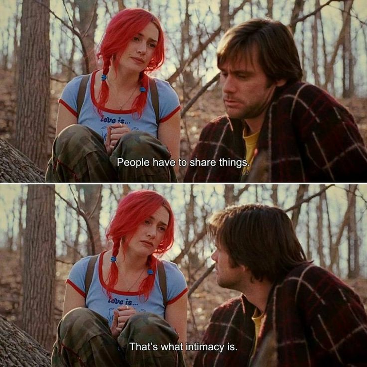 Okay so I love Eternal sunshine of a spotless mind and I'm gonna make a thread of a few dialogues/scenes I love from it. Pls watch the movie if you haven't, thanks!