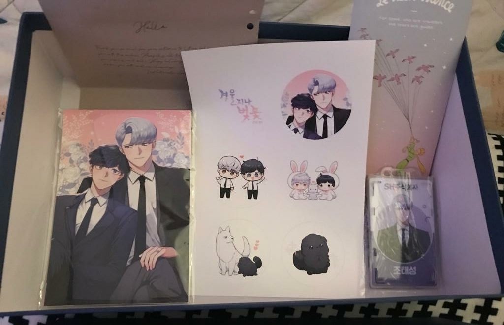 Misha Katsuki Today Came Thanks Heerageh A Package From Korea With This Fancy Merchandise Box For The Sweet Series Cherry Blossoms After Winter I M Just Happy How Cute The