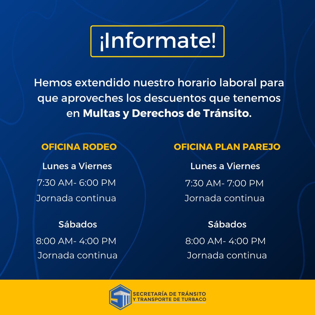 Secretaría de Transito y Transporte de Turbaco tweet media