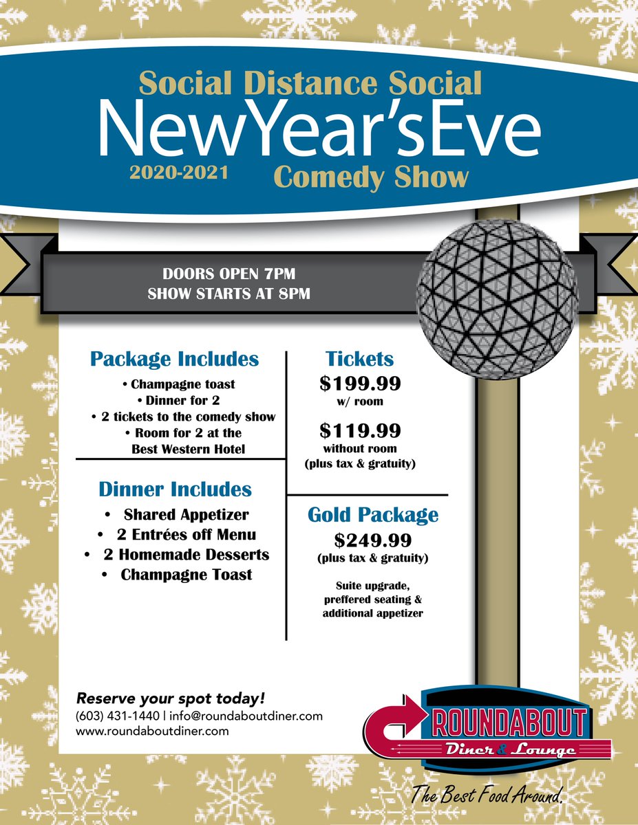 RoundaboutDiner's tweet image. NY Eve at the Roundabout #nyeve #timeforsomefun