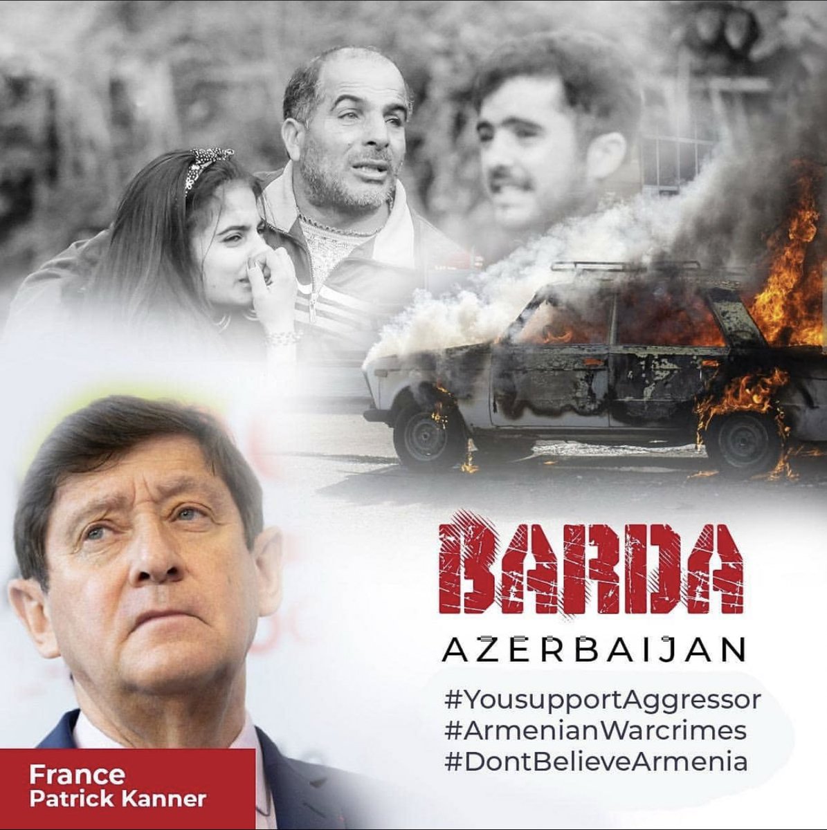 skya_cas_tle's tweet photo. Knowing that the territory of #Azerbaijan has been occupied by #Armenia for 30 years, those who were silent should not speak unjustly today!

#StopSupportTerrorism 
#YousupportAggressor 
#ArmenianWarCrimes 

@PatrickKanner 
@goedeleliekens 
@LauraBorras https://t.co/iupxRLQRGo