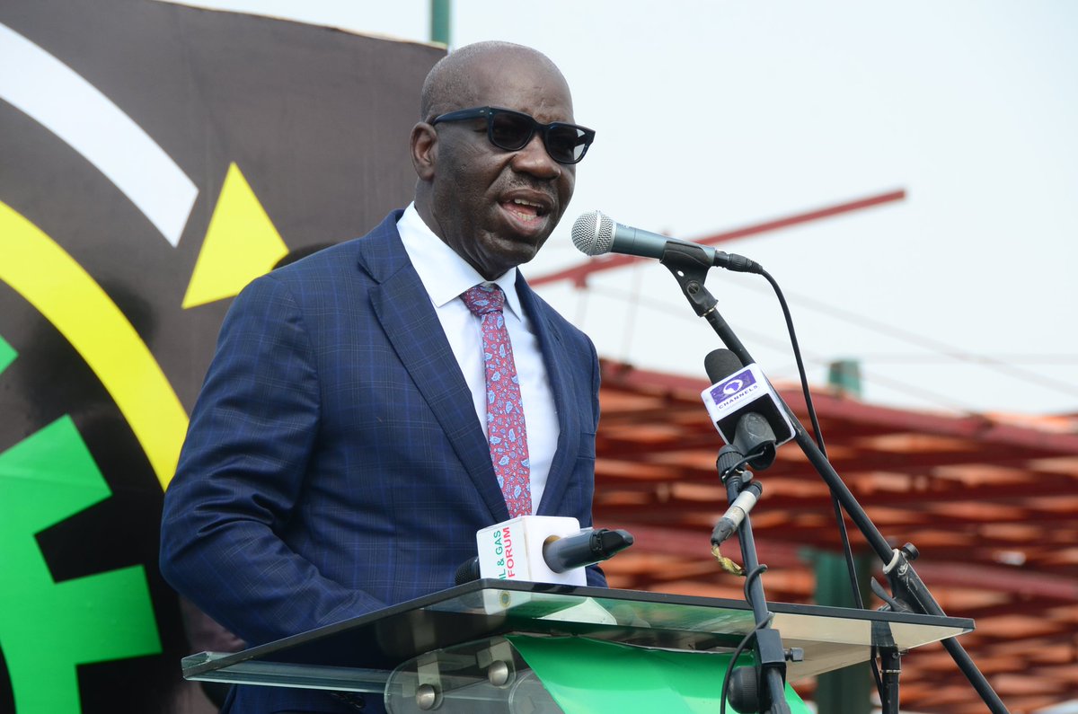 lawalsufian's tweet photo. RT @NNPCgroup: PHOTO NEWS:
#Edo State Governor, Godwin Obaseki delivers his address at the Presidential commissioning of #NPDC's Integrated Gas Handling Facility (#IGHF) and Liquefied Petroleum Gas (LPG) Storage/Dispensing Units in #Ologbo, #Edo State, … https://t.co/urRPv8DPdq