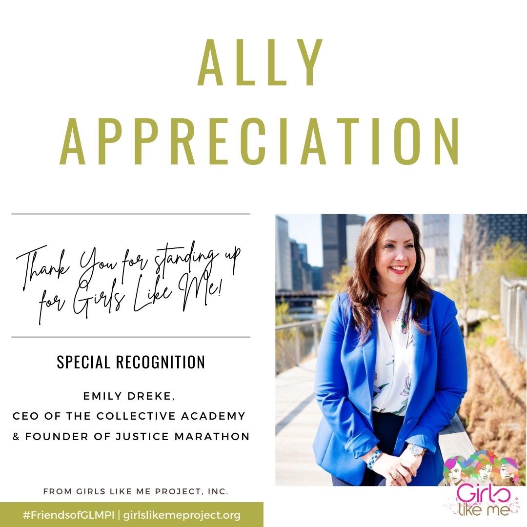 GirlsLikeMeProj's tweet photo. GLMPI would like to acknowledge one of our biggest allies, @EmKDee, CEO of @FindCollective. Thank you for standing up for Girls Like Me! #FriendsofGLMPI https://t.co/fE48NmPxWB