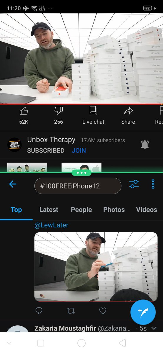ZeeAadii's tweet photo. #100FREEiPhone12
#100FREEiPhone12
Hoping to win one
@UnboxTherapy @LewLater https://t.co/vQd6YKeKnf
