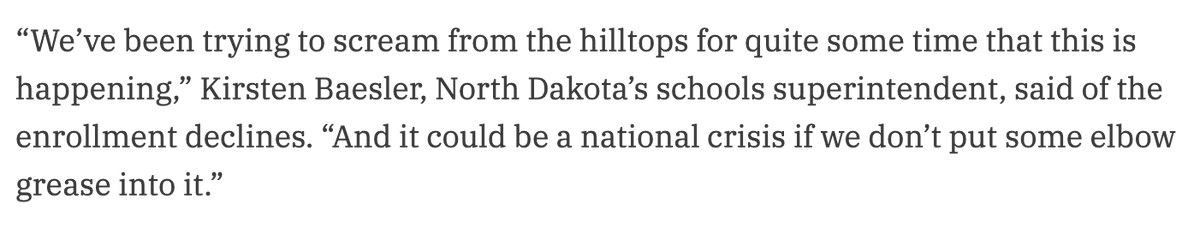 The data offers the clearest picture yet of the pandemic’s devastating toll on public school enrollment — a decline that could eventually have dire consequences for school budgets that are based on headcounts.  #EdChat  #k12  #EduTwitter