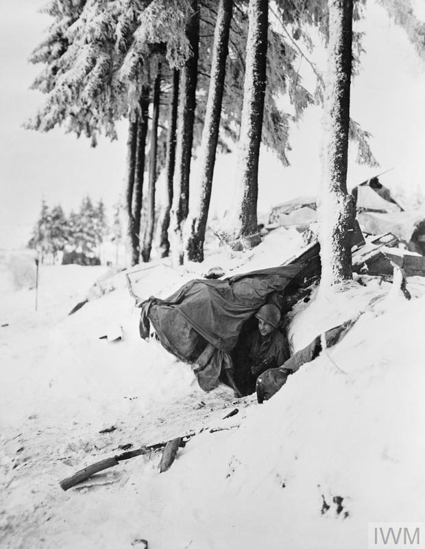 Bastogne, Belgium. 1944. Walk with us this morning.We're on the lines with the 101st Airborne. Encircled and outgunned, holding Bastogne. Numb hands and feet, freezing in the dirty snow.The Germans expect surrender.They expect wrong. #battleofthebulge