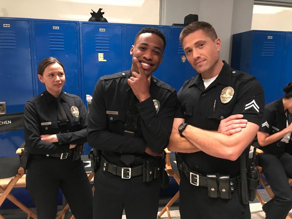 therookie's tweet photo. Looking back on past memories from #TheRookie 😍 Who's ready for the premiere of Season 3? https://t.co/cqWeTpnjTA