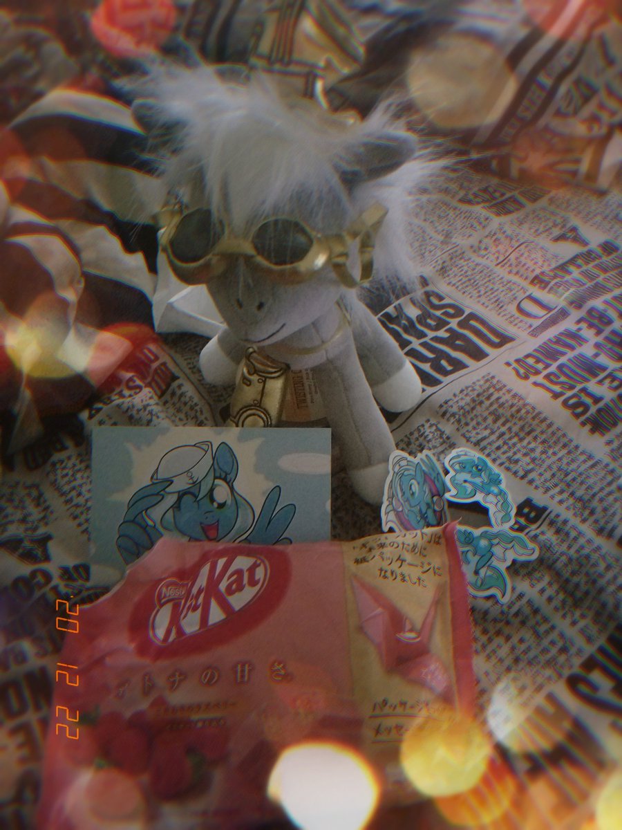 MaidLatiera's tweet photo. Gift from @prpltnkr &amp; @Smurgen Miss my Roomies like crazy. Totes dint Run down the post man in the snow to be sure I got the package  😅 https://t.co/tQh1rbhG7e
