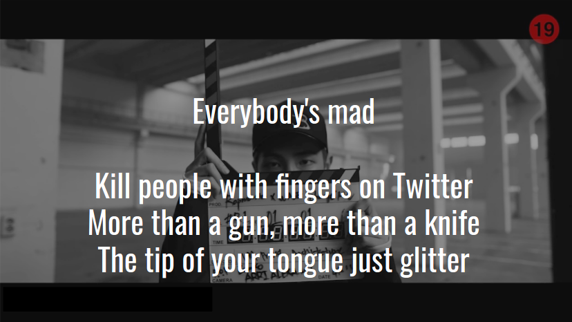 2) the dangers of social media on mental health and the hurt of words, addressed most recently in the song UGHSome people also think these lines refer to major threats on BTS performances in the past, but I think it's just a theme that heavily affects Namjoon in general ++