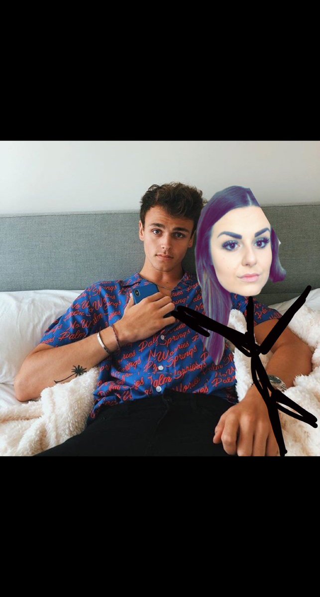 Day two of cuddling with @JonahMarais until he follows me. Love u babe 🥲