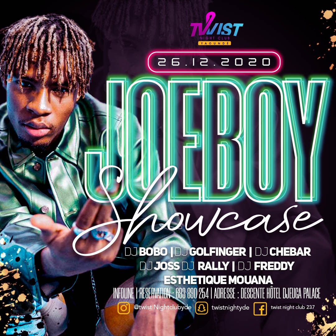 AubinLoic's tweet photo. After REMA , I'm very happy to bring  @joeboyofficial for his first time in Cameroon at Twist Night Club Yaoundé! 

JOEBOY PON DEG 🔥🔥

#AnotherBooking #JoeboyAuCameroun https://t.co/MOvrUYg9FE