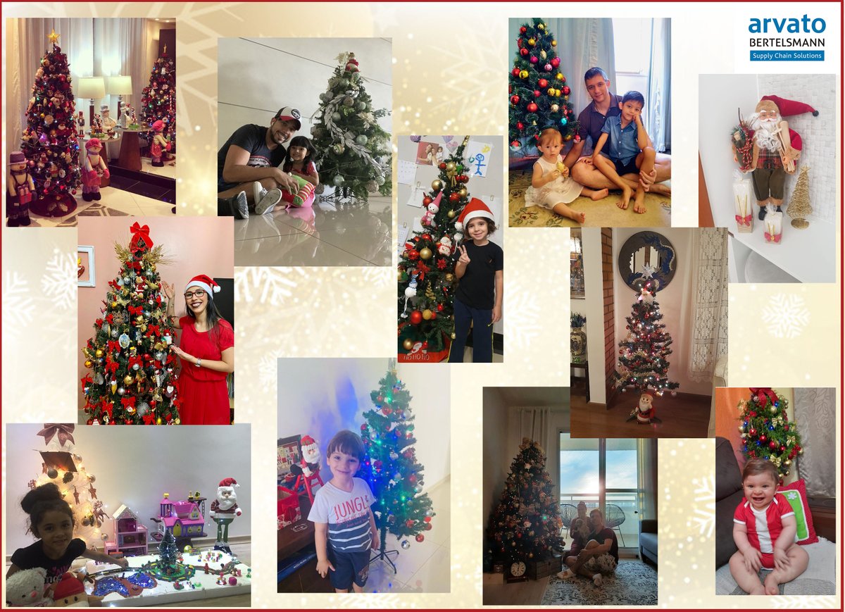 Nosso #arvatoteam dividiu conosco, através de fotos lindas, suas decorações de natal! Cada um da sua casa, com sua família e todos seguros, desejamos a todos um Feliz Natal!!!🎅 #arvato #arvatoteam #InvasãoArvato