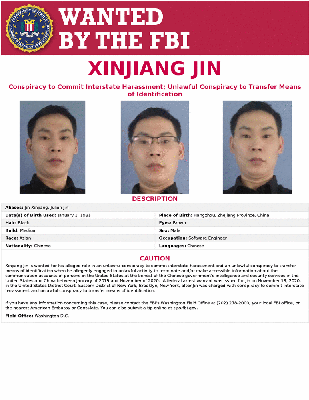 WANTED BY THE FBI -- the face of the man who supported  #China  #MSS in penetrating and interfering with  #Zoom meetings  #natsec  #counterintelligence  #insider  #insiderthreat
