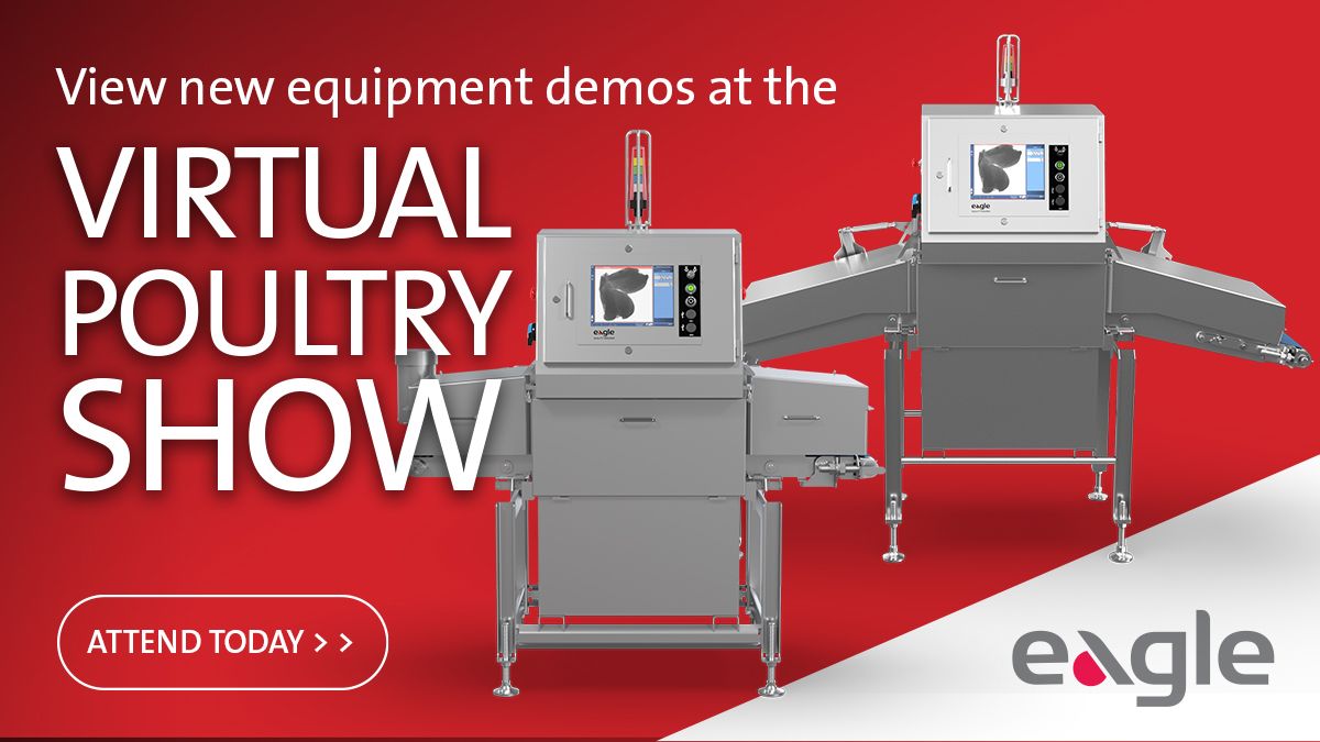 eaglexray's tweet image. #poultryprocessors can maximize uptime, product safety, detect bones down to 1 mm  &amp;amp; maintain compliance for the lowest cost of ownership. How you might ask? Find out here. buff.ly/33CPeYK #poultry #pxt #dexa #mdx #dualenergy #eaglevirtualpoultryshow