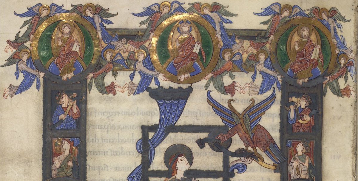 'They adore the Beloved, and within the lightspeak these words to him and worshipthe noble originator of all created things:Holy are you, holy, Prince of the high angels,true Lord of Victories, forever are you holy!'A murmuration of angels...  https://aclerkofoxford.blogspot.com/2018/12/the-anglo-saxon-o-antiphons-o-beautiful.html