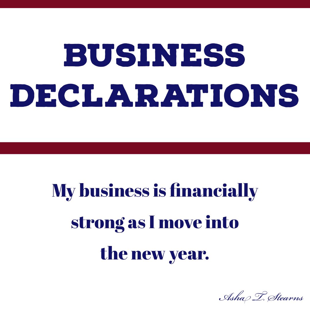 atstearns3's tweet photo. Declare this through your Creative Power! 🗣 

💰The coming of a new year provides me and my business with Great Opportunities. 
💰I make my new year Better by Improving my business finances. 
💰I am capable of Improving My Financial Life!￼ https://t.co/9pK3GIIQ2j