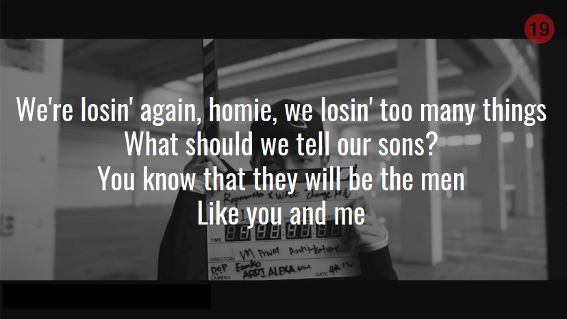 At the end of his verse, Namjoon connects his poker references to losing in the real world. Now, him and Wale are "the men", so they are the adults who can change the world, otherwise what will there be left for their legacy? ++