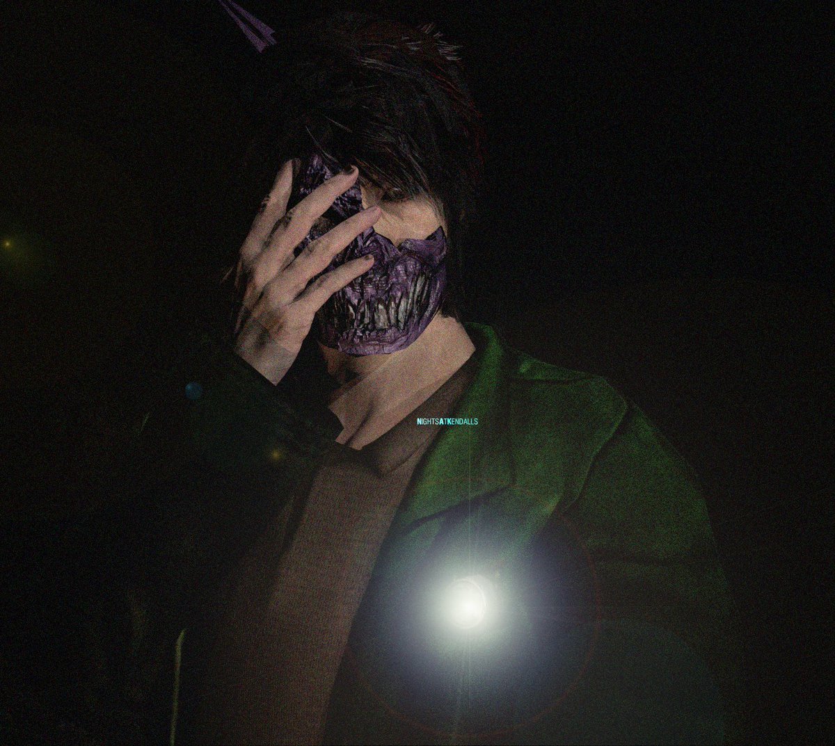 NightAtKendalls's tweet photo. It's @Corpse_Husband , but as James Sunderland. This idea just wouldn't leave my head for the last week so here it is! #corpsehusbandfanart #blender https://t.co/ahHqgrVkcU