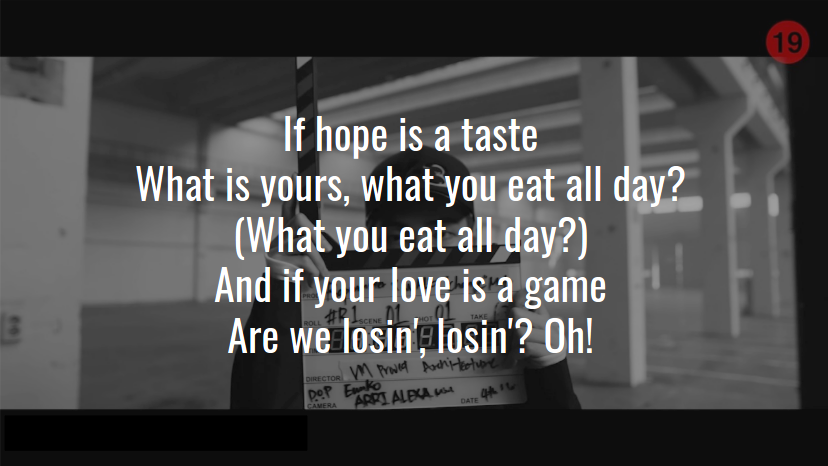 The pre-hook of the song is quite interesting. Namjoon says "if hope is a taste, what is yours?" This relates to us using the expression "acquired taste" for things only a few people enjoy or look for. But hope shouldn't be a taste, it should be sought by everyone. ++