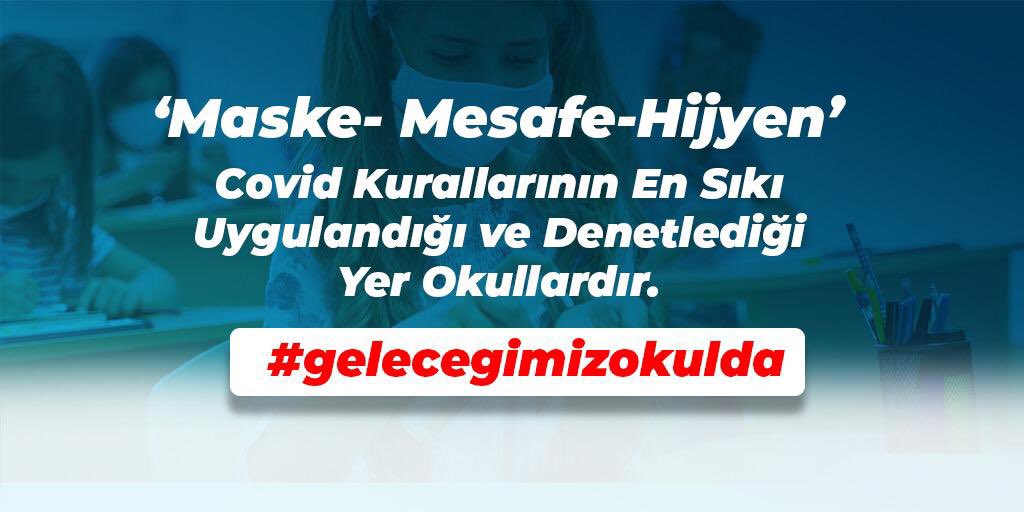 SİNAN (@egitimst) on Twitter photo Sosyal Mesafe 💯✔️
Maske Kontrolü 💯✔️
Okulum Temiz Sertifikası 💯✔️
Her Katta Dezenfektan Ünitesi 💯✔️
Bunları Sağlayan Okullarımız Malesef Kapalı ❌❌❌
<a href="/ziyaselcuk/">Ziya Selçuk</a> <a href="/drfahrettinkoca/">Dr. Fahrettin Koca</a>
#gelecegimizokulda
#Üniversiteleryüzyüze #egitim Sosyal Mesafe 💯✔️
Maske Kontrolü 💯✔️
Okulum Temiz Sertifikası 💯✔️
Her Katta Dezenfektan Ünitesi 💯✔️
Bunları Sağlayan Okullarımız Malesef Kapalı ❌❌❌
<a href="/ziyaselcuk/">Ziya Selçuk</a> <a href="/drfahrettinkoca/">Dr. Fahrettin Koca</a>
#gelecegimizokulda
#Üniversiteleryüzyüze #egitim