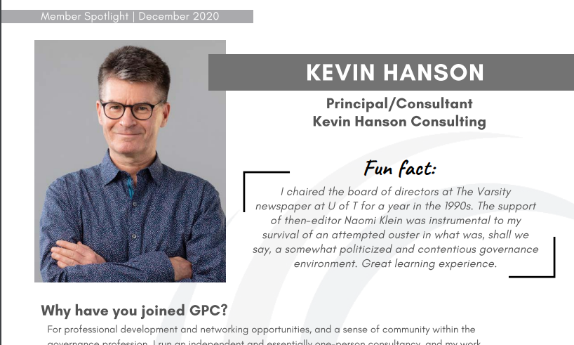 Thanks <a href="/GovProCanada/">GPC</a> for this member spotlight on the lesser-known side of my consulting practice. gpcanada.org/resources/Docu…