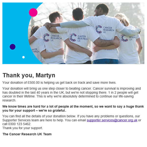 industar_uk's tweet photo. Instead of sending Christmas cards this year, we've made a donation to Cancer Research UK (CRUK) - what better way to spread Christmas spirit!

Drop your good deeds in the comments and let's keep the festive cheer on the move... 

#festivecheer #cancerresearchuk https://t.co/OQebawOQ3Q