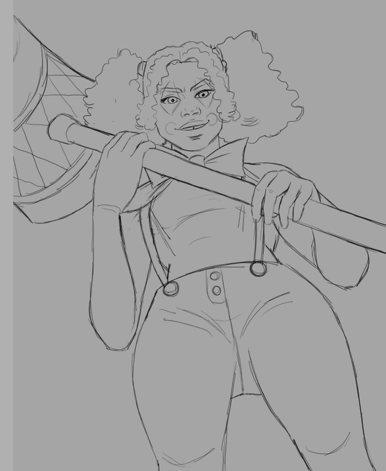 POV: You're a @tajmerk 's Harley simp ?
Taj I'm drawing you a gift and of course I couldn't resist showing you the WIP. :D 
