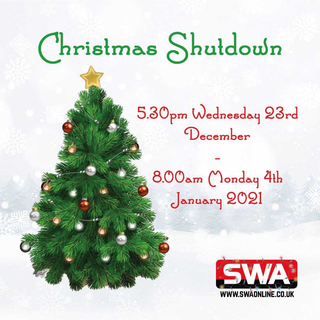 SWAonlineuk's tweet image. From all at SWA we'd like to wish you a very merry Christmas and a happy new year!
We look forward to supporting you and your electrical needs in the New Year!