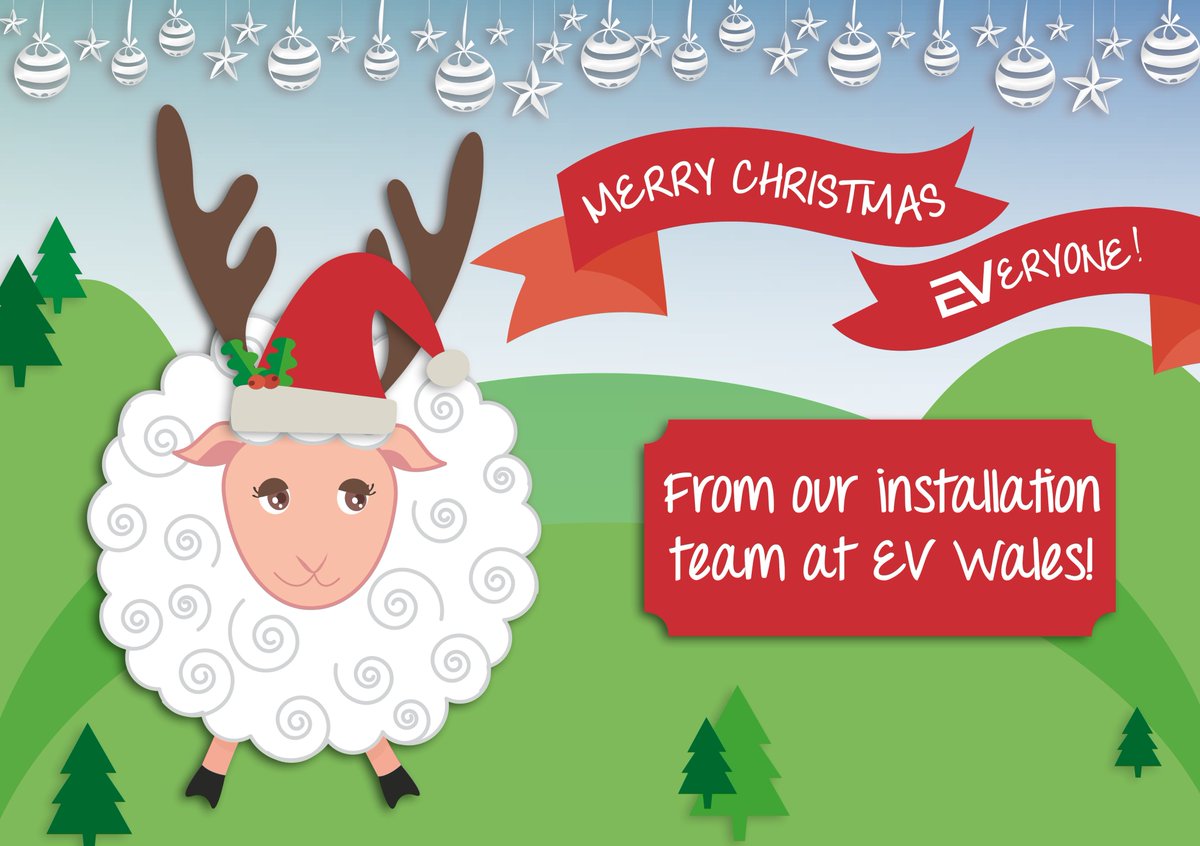 Wishing everybody a wonderful Christmas and New Year! #MerryChristmas #nadoligllawen #EVchargers #EVinstalls