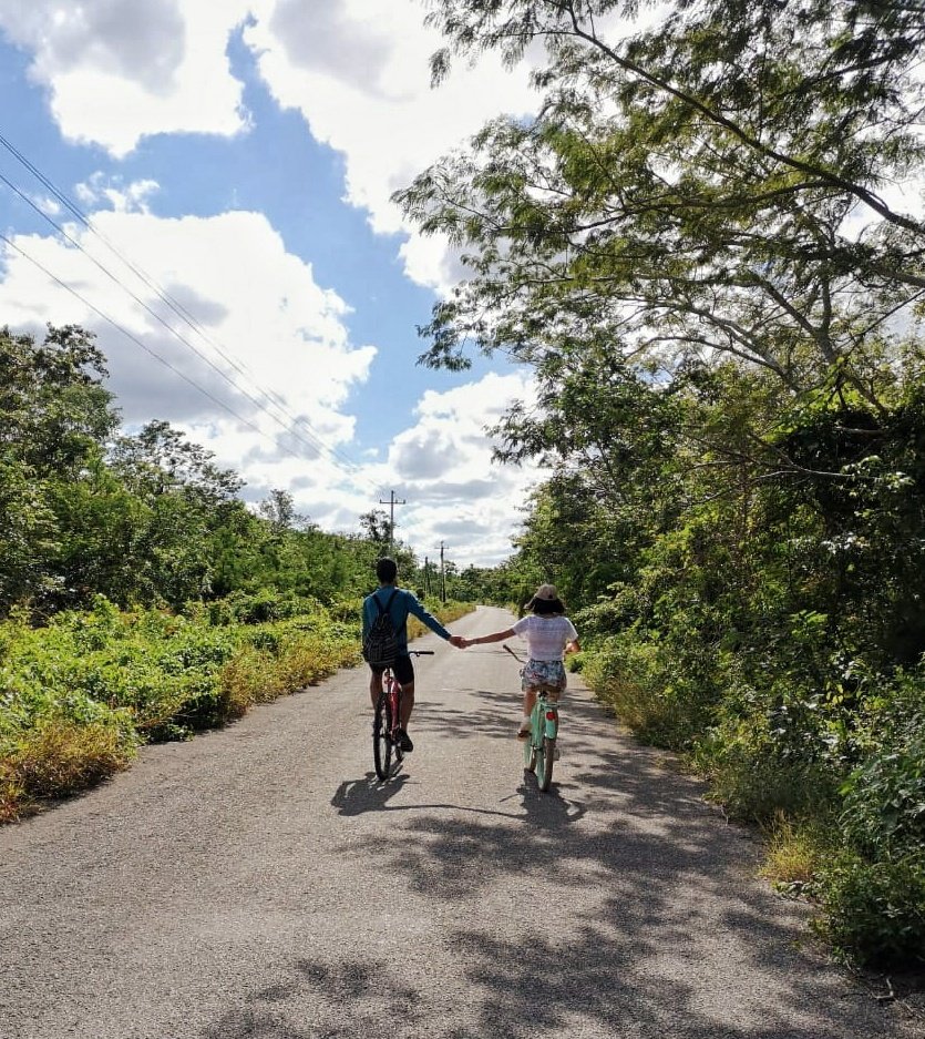 maya_cenote's tweet photo. ¡Disfruta con nosotros de un paseo en bici recorriendo los cenotes más bonitos de Yucatán!
#travel #cenote #Yucatan #selva https://t.co/zNVF1Q7UDa