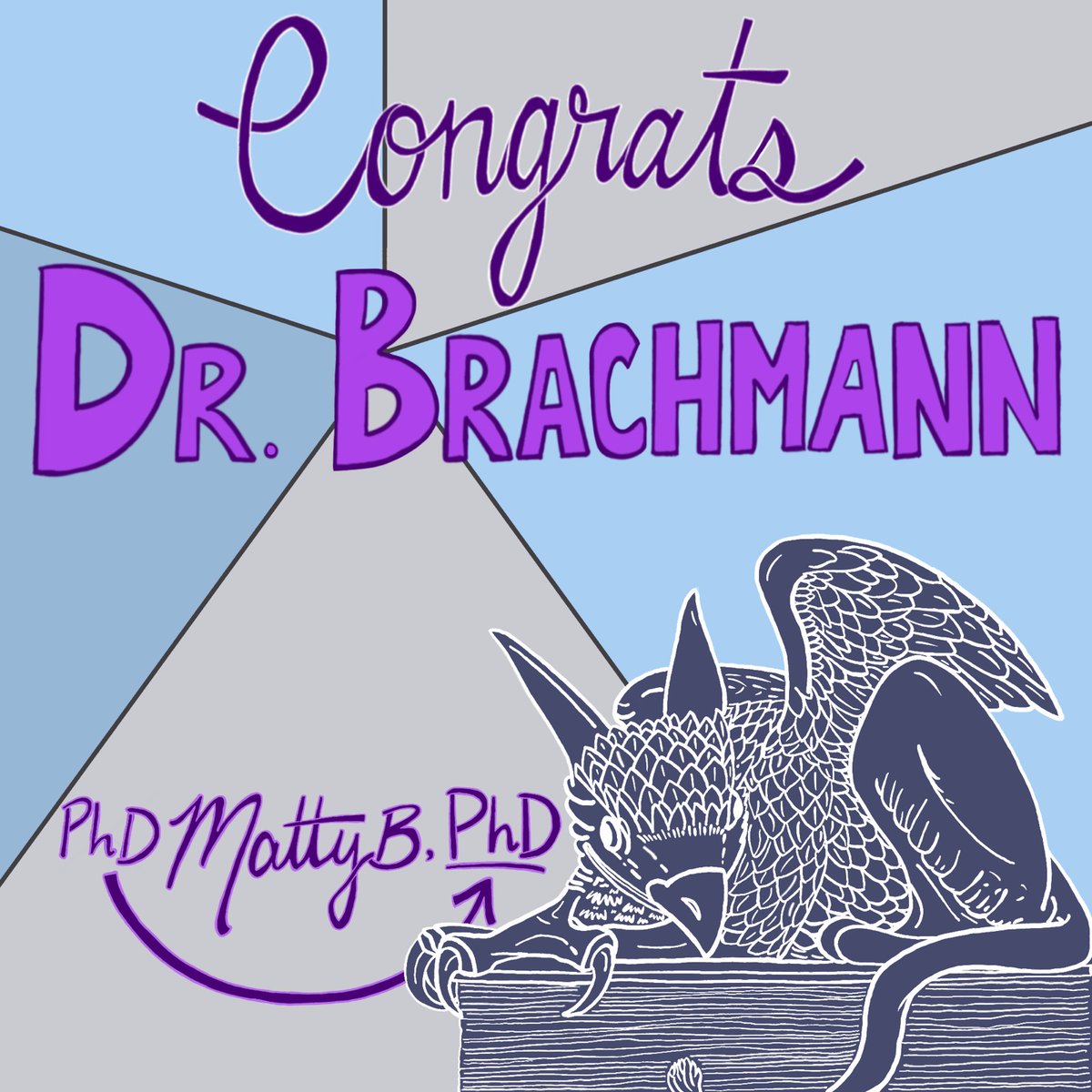 Matthew Brachmann, PhD (@phdmattyb) on Twitter photo Well, it's official. Yesterday I successfully completed my PhD <a href="/uofg/">University of Guelph</a> in the <a href="/IntUGrativeBiol/">Integrative Biology</a> department! Ready to start the postdoc. All of the support from my friends and family has been very appreciated over the years Also, shout out to <a href="/jbburant/">Joey Burant</a> for the congratulatory art! Well, it's official. Yesterday I successfully completed my PhD <a href="/uofg/">University of Guelph</a> in the <a href="/IntUGrativeBiol/">Integrative Biology</a> department! Ready to start the postdoc. All of the support from my friends and family has been very appreciated over the years Also, shout out to <a href="/jbburant/">Joey Burant</a> for the congratulatory art!