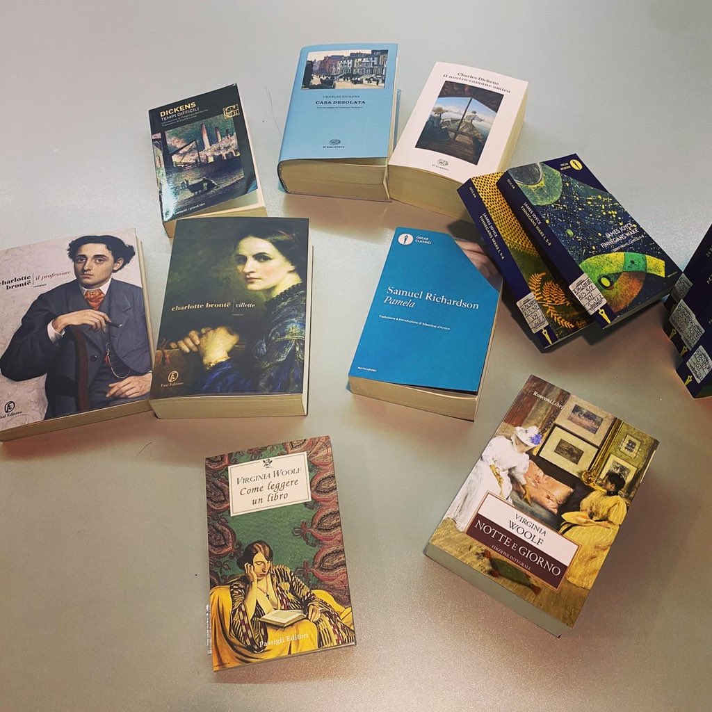 BiesseBiemme's tweet photo. “Se non ora quando?” mi sono detta prima di comprare un’opera come Finnegans wake di Joyce o i titoli che ancora non avevamo di Dickens o un po’ di classici della letteratura francese. Chissà quando ci ricapiterà di avere il #contributomibact #5000eurodilibri per noi @mibact https://t.co/noBnC3laF7