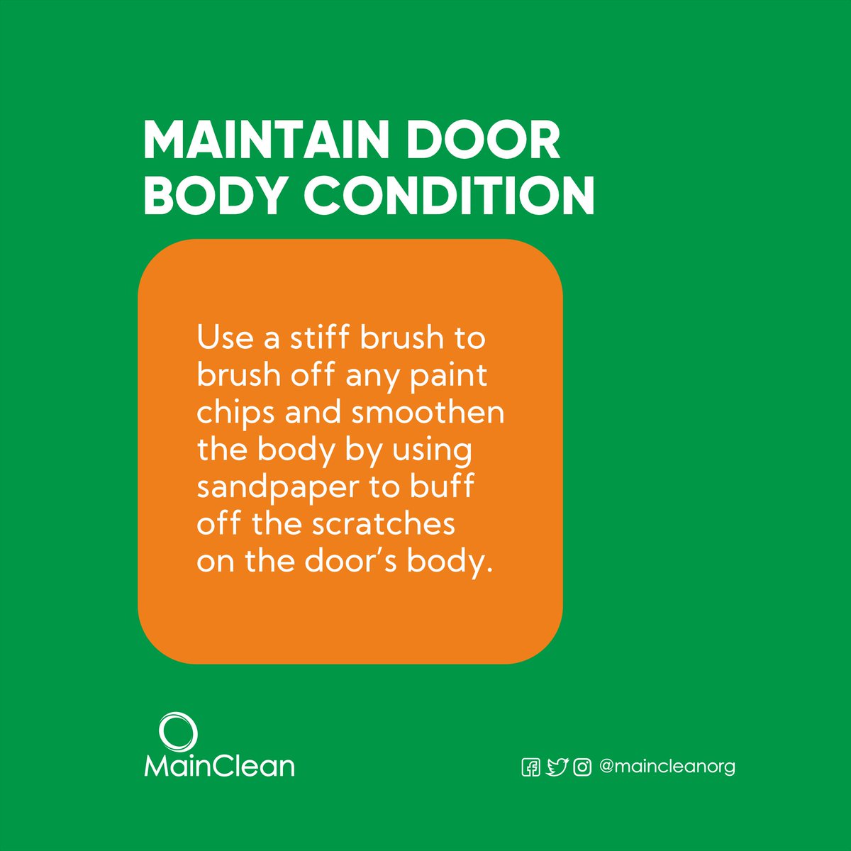 maincleanorg's tweet photo. More about door maintenance https://t.co/YJPY861h8M