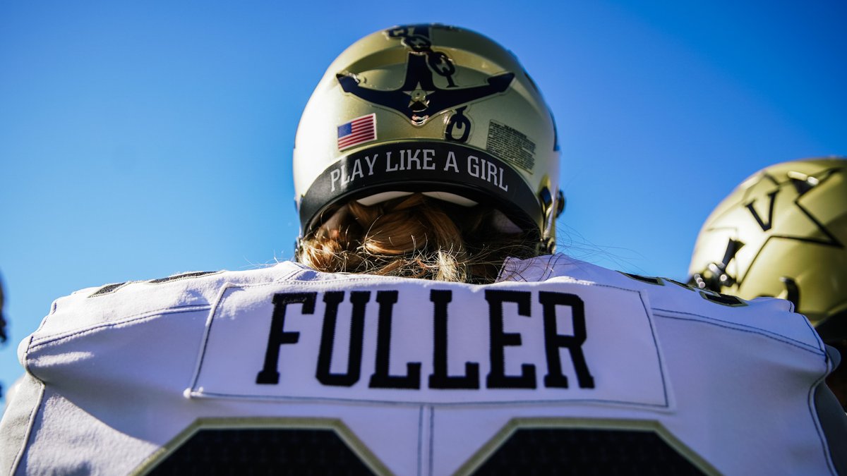 Vanderbilt senior and <a href="/SEC/">Southeastern Conference</a> soccer champion @SarahFuller_27 made history as the first woman to play and score in a Power 5 football game.
