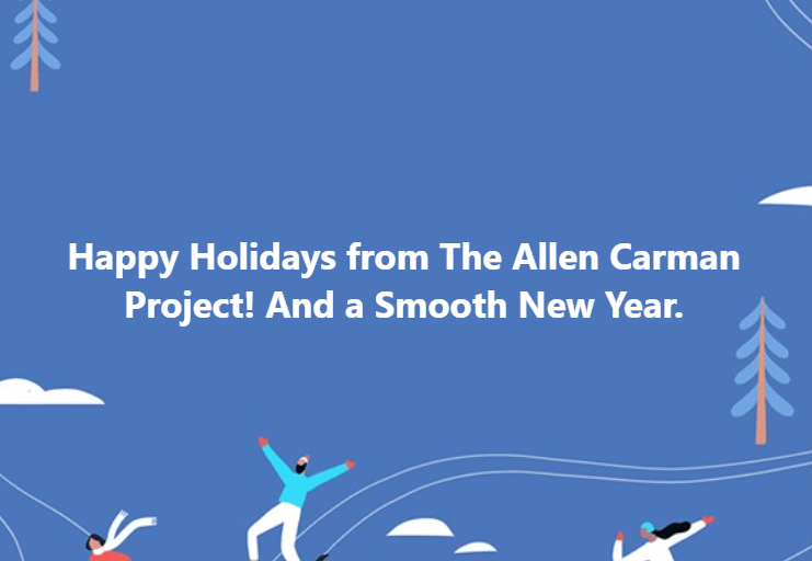 TheAllenCarman's tweet photo. #HappyHolidays #TheAllenCarmanProject https://t.co/WDADWCnCEU
