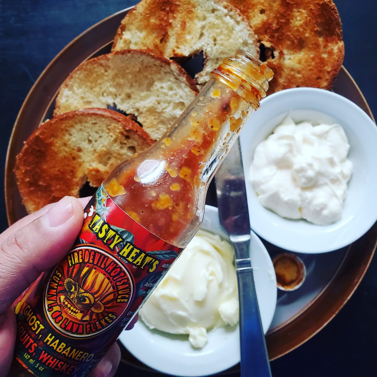TastyHeatsFoods's tweet photo. SPICY Buttered Bagel ๐ฅฏ ๐? Or
SPICY Mayonnaised Bagel ๐ฅฏ ๐? Or Both? What is your choice ๐ค?
#mayonnaise #mayo #butter #bagel #bagels #bake #baker #bakers #spicy #spicylover #bagellover #local #localbusiness #localbakery #citybread #tasty #foods #foodblogger #foodblog https://t.co/dbc9yQFsyF