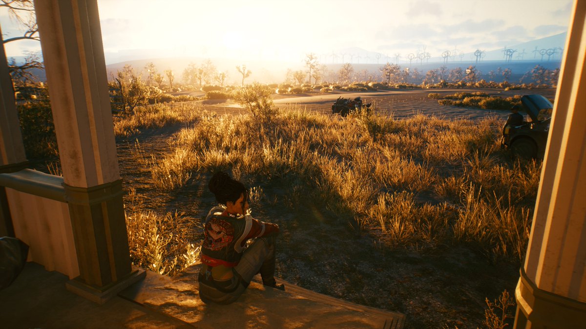 QuechoMaster's tweet image. #PS5Share, #Cyberpunk2077 Un bello amanecer