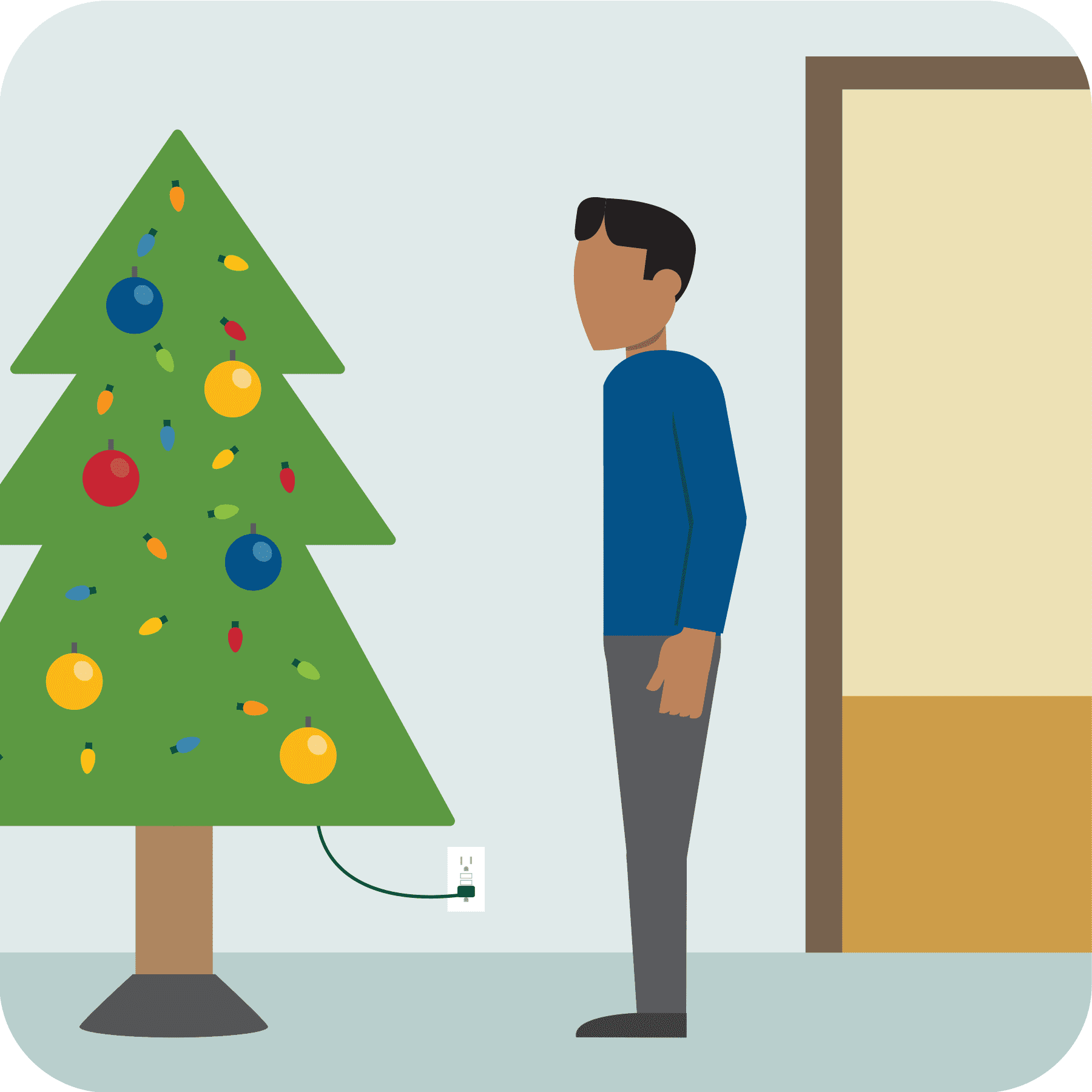 HomeZada 🏡 on X: "Don't forget to turn off or unplug all your holiday  lights before leaving your home or going to bed. #WinterFireSafety  #Christmas" / X