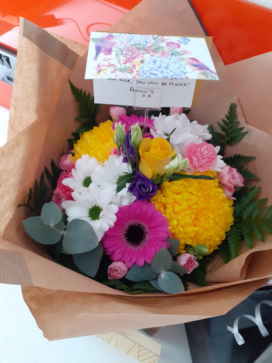 FosseyChristie's tweet photo. What a lovely surprise 🤩 I feel honoured to work with such caring, funny, supportive people. Being part of Region 4 has been a pleasure! 🥰 The good news is, it’s not goodbye, its speak soon 🤪
#feelingverylucky #Region4Rocks #DreamTeam😇 https://t.co/q7L4FFi0fh
