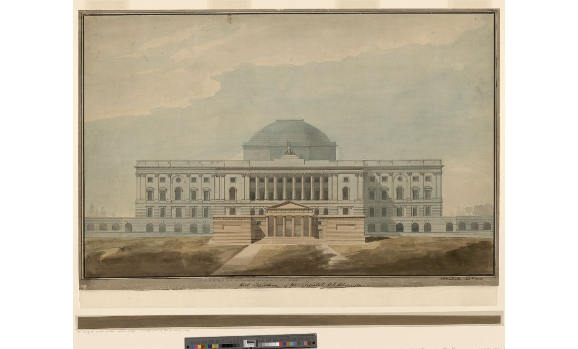 The classical continued in the plan of Washington DC with the L'Enfant Plan and Ellicott Plan, which laid out rational axes and emphasized the centrality of the people through classical motifs.6/