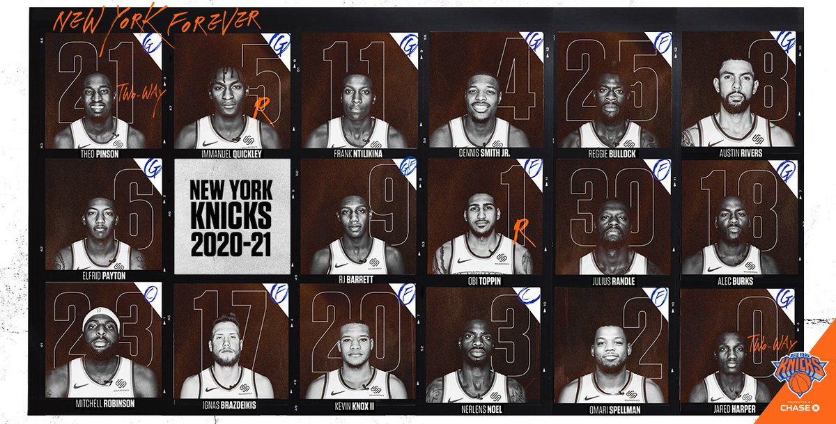 nyknicks's tweet photo. The squad.

#NewYorkForever https://t.co/sWeeT85R9Q