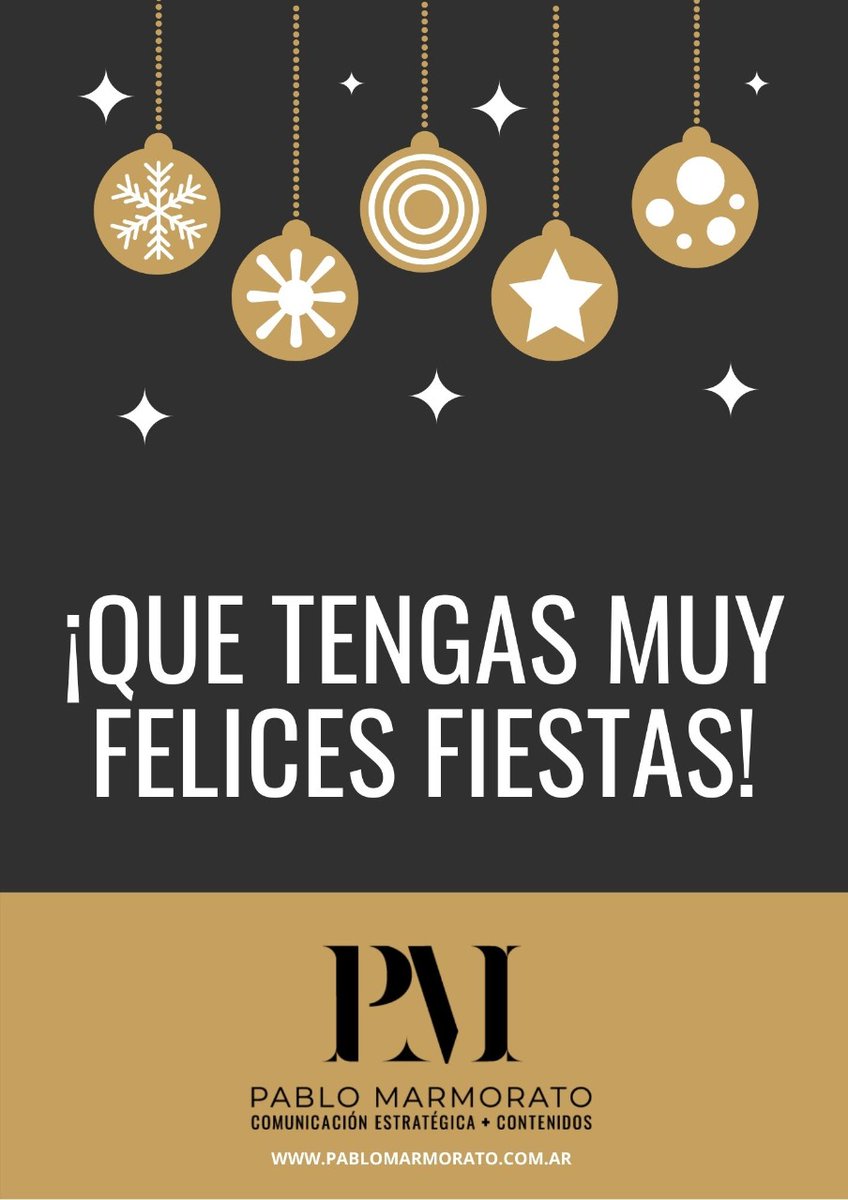marmoratopablo's tweet photo. Felices fiestas y un gran 2021 de parte de todos los que hacemos PM! https://t.co/7vYFVWZVD6