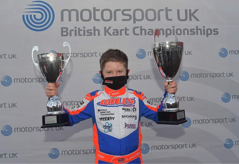 HCrowtherRacing's tweet photo. A great result this wkend 🏆 A clean sweep throughout heats and finals P1 🙌🏼@BritKartChamps @whiltonmill @ourmotorsportuk @TheHardCompound @alzheimerssoc @FreeMUK @paul_ablitt 
#motorsport #jagrotax #minimax #winner #getinthere #uptheroad #backontrack #msuk https://t.co/f4oKsUbFOs