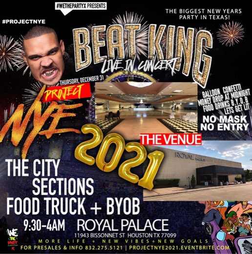 _MANNJ's tweet photo. #CloutChallenge Read the flyers and follow the instructions to win 5 free tickets to #ProjectNYE DM your videos to @713djfortune We 9 days away from the best party to end 2020 and kick off 2021 #crybabychallenge https://t.co/YO9EfeO7T2