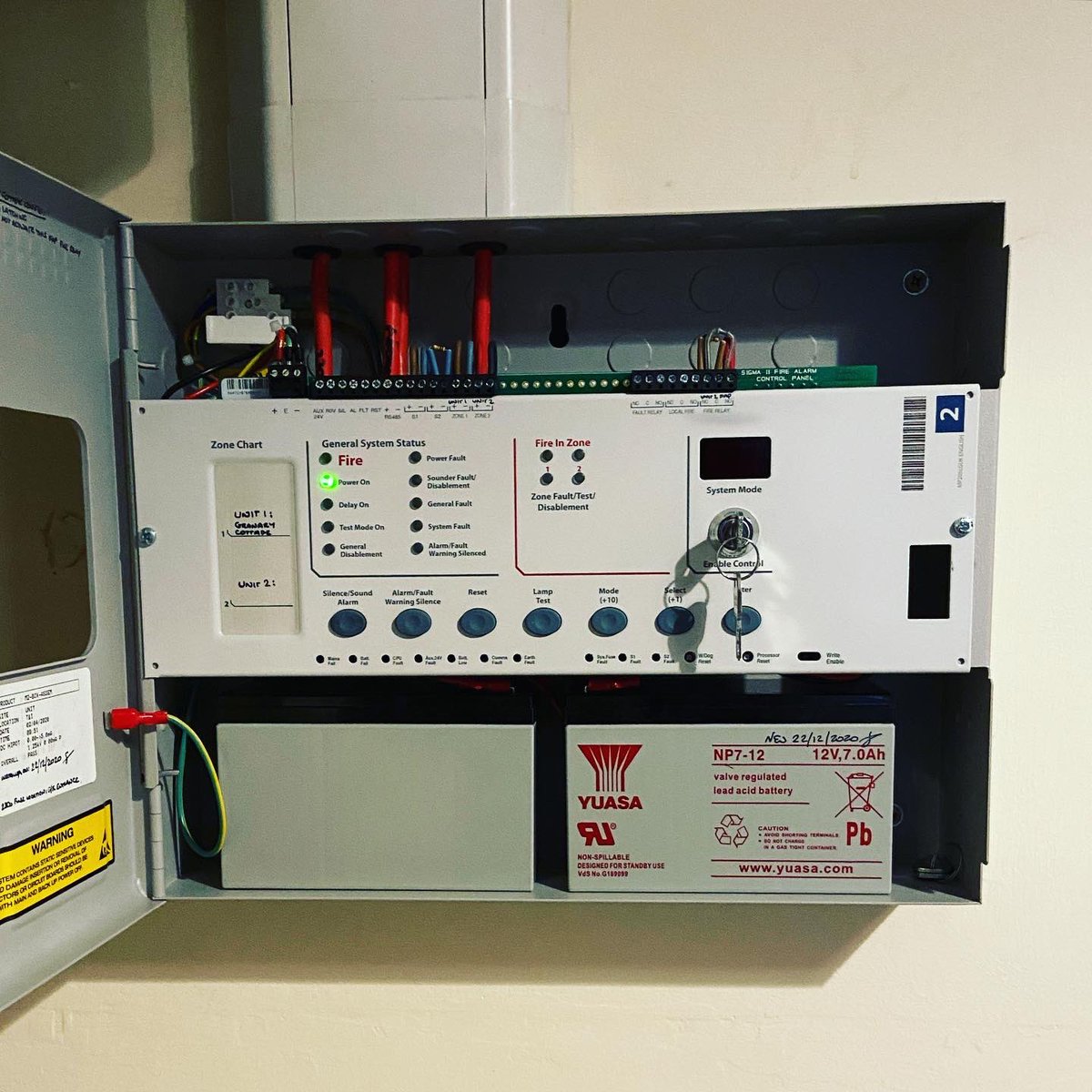 advancefireyork's tweet photo. Replacement of a faulty #FireAlarmPanel, #Photoluminescent #FireSafetySigns, #Smoke to a #Heat Detector in the flat #Kitchen & a #CallPoint cover to reduce #FalseAlarms near #Easingwold.
sales@advancefireyork.co.uk
01904 634036 (24/7 #CallOut)
#FireProtection #Yorkshire #UK ๐ฌ๐ง https://t.co/s7mIuEU4On