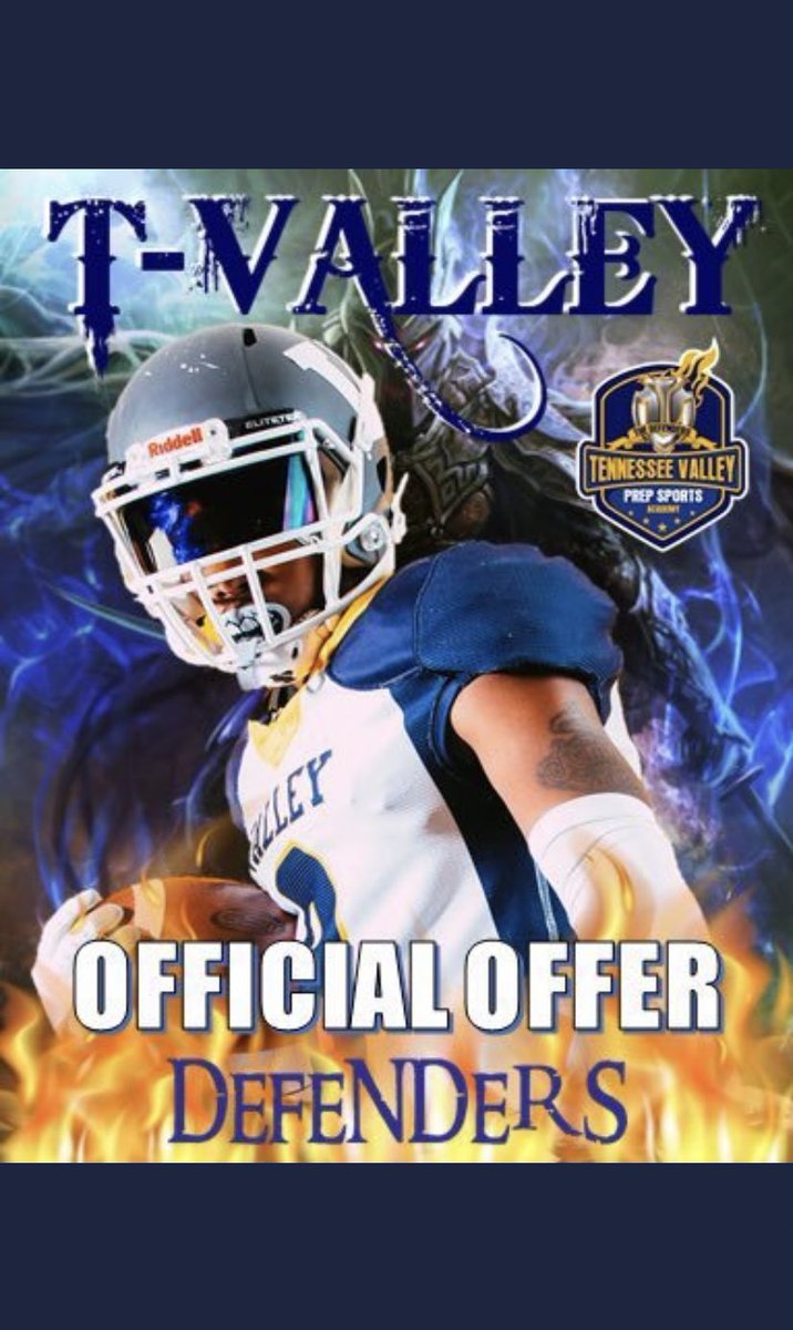 lcummingsjr's tweet photo. Blessed to receive an offer to play football from Tennessee Valley Prep ! https://t.co/mpNWydKLem