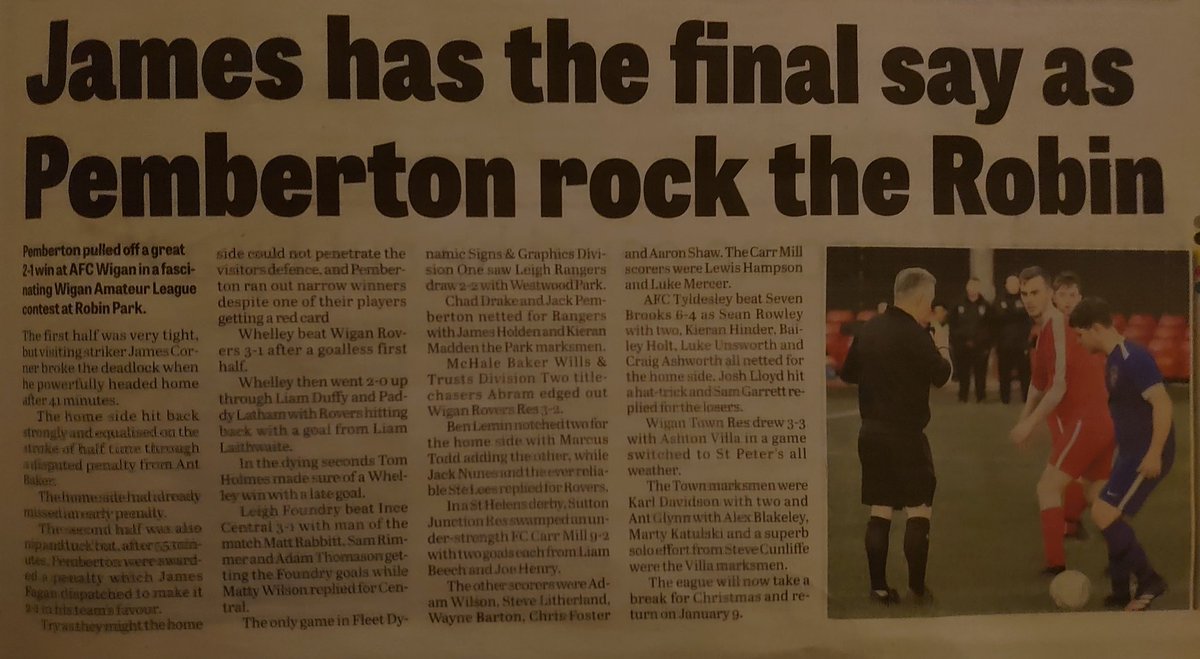 The Dave Orrell Wigan & District Amateur League tweet media
