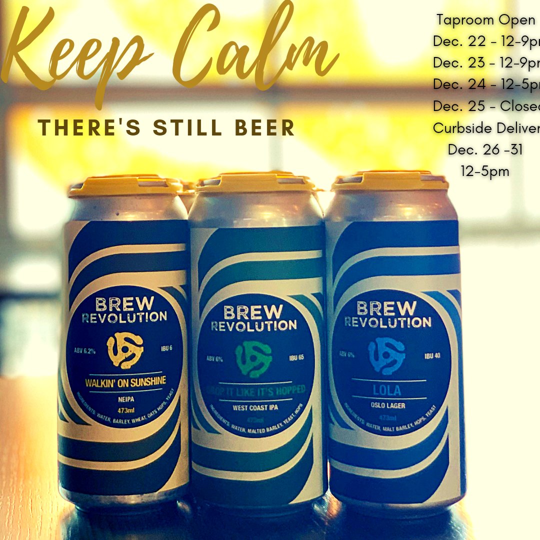 We got this folks. Keep calm. The beer is still cold, and our kitchen is open. 
#stittsville #supportlocal