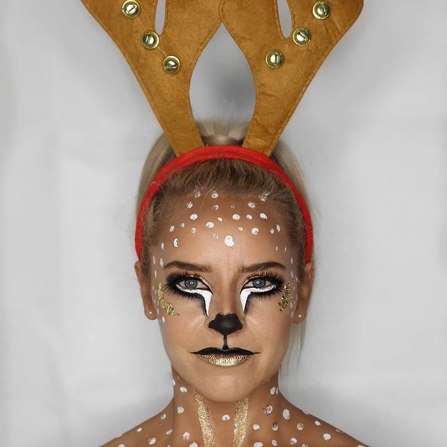 Reindeer Face Paint Ideas